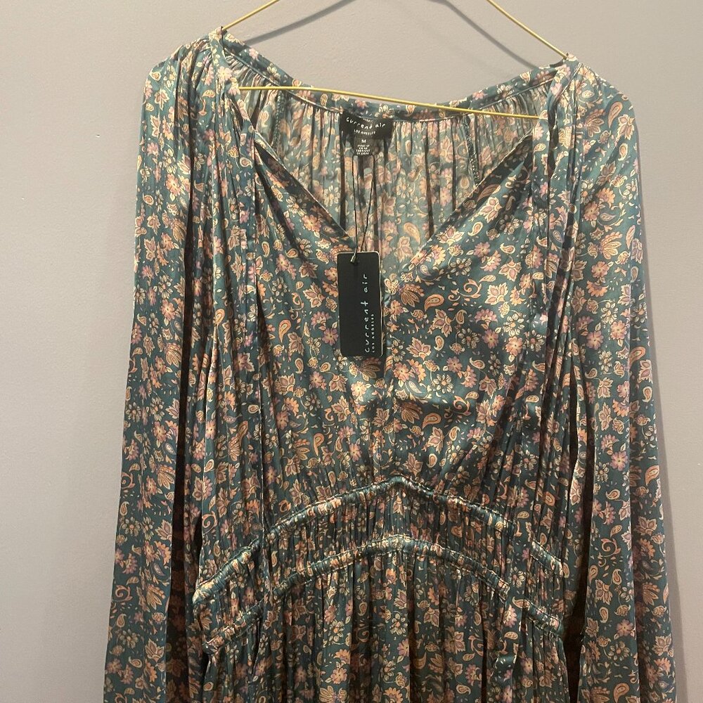 Current Air, Green and Pink Mini Dress, Medium, NWT